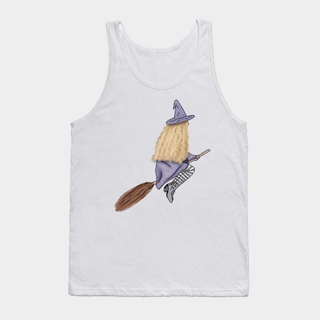 Broom Witch Tank Top by piscoletters